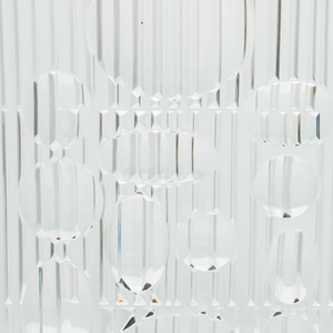 Victor Vasarely Glass Optical Sculpture