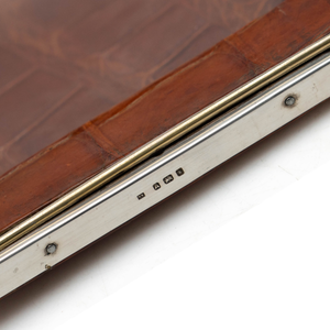 Cartier Picture Frame, Alligator & Sterling