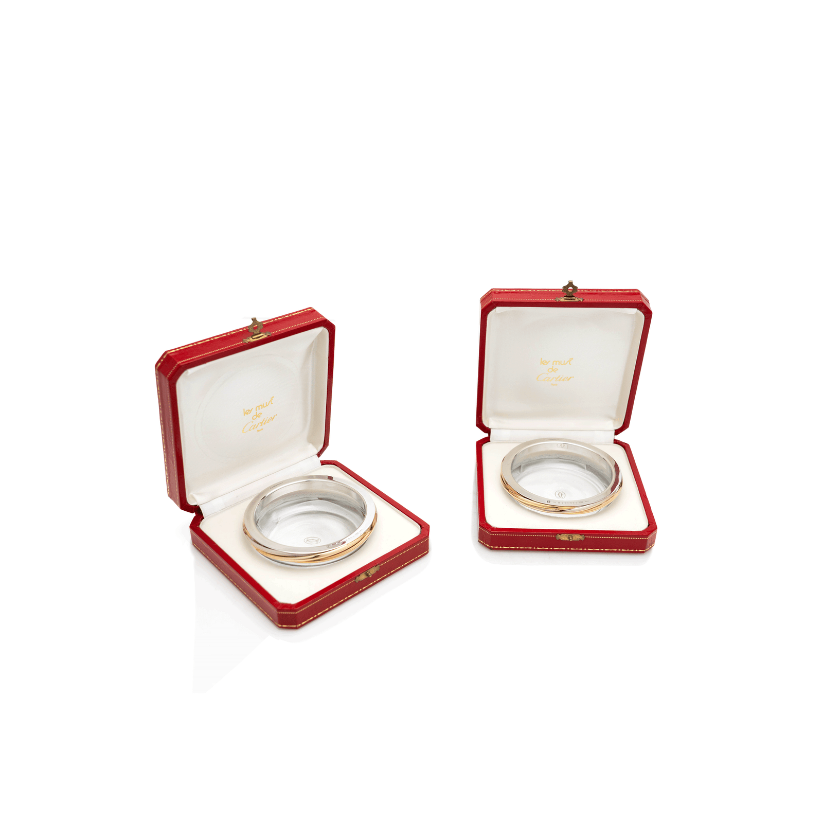 Cartier Sterling, Gold & Crystal Dishes