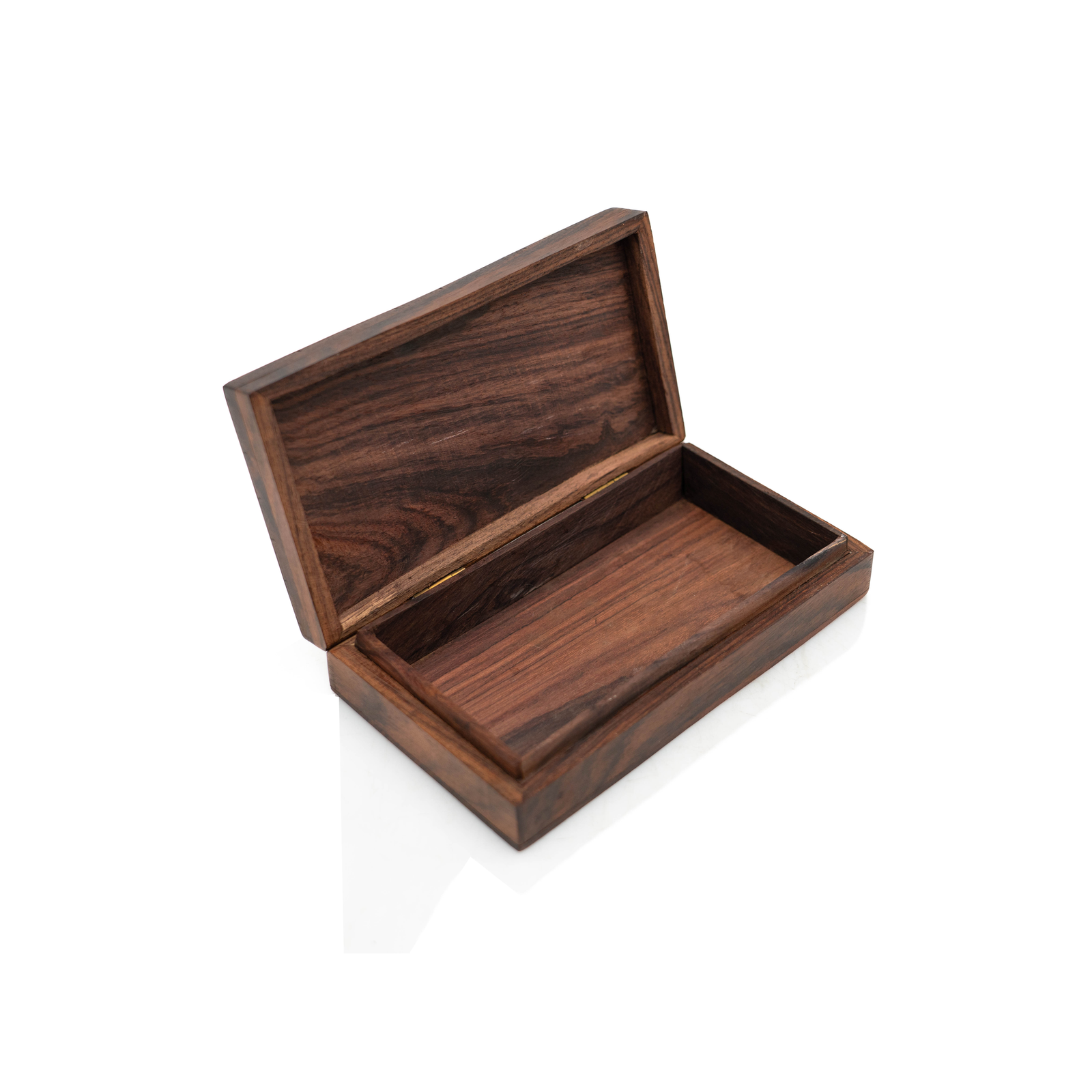 French Wood & Bronze Box, 1950s