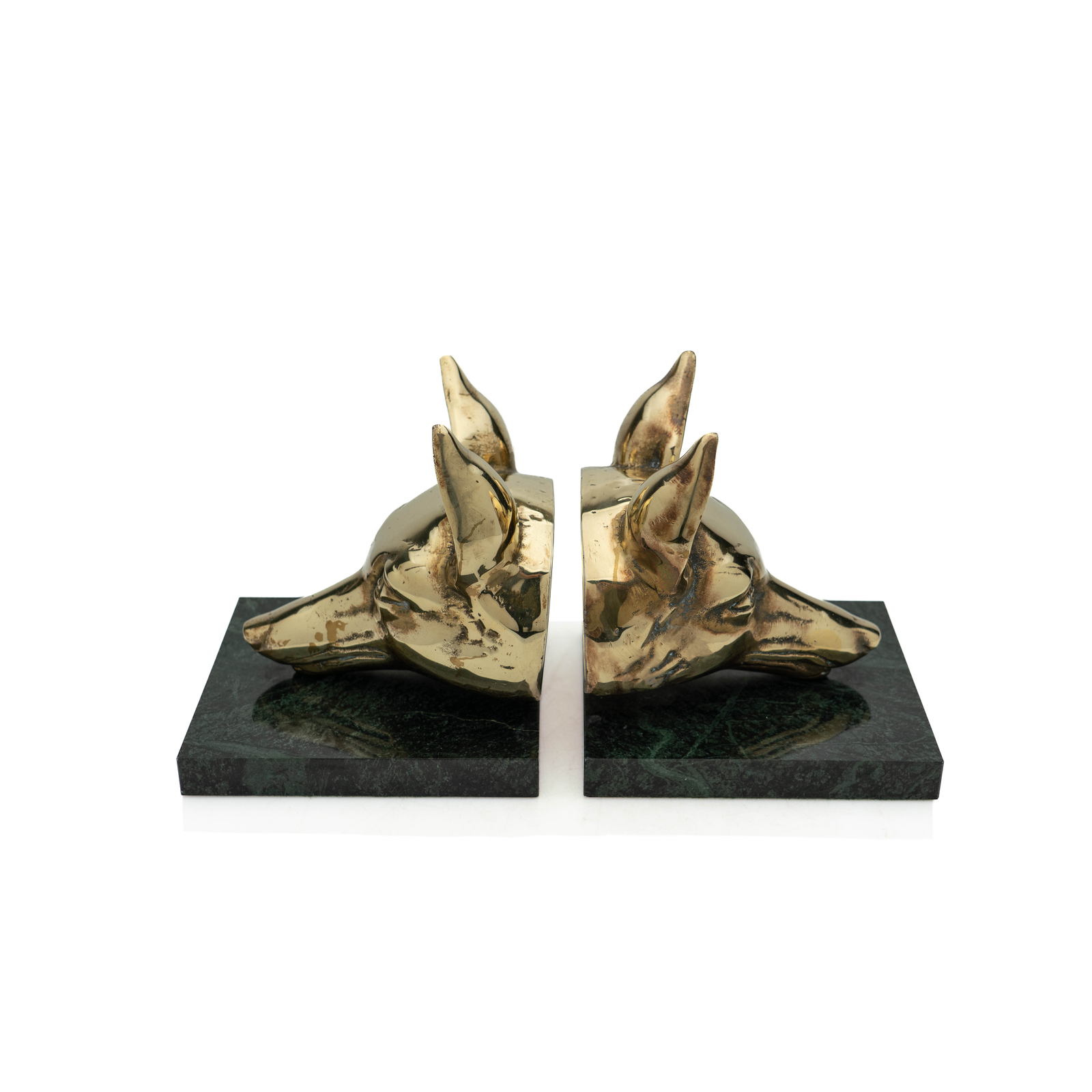 Fox Head Bookends, Italian 1960s