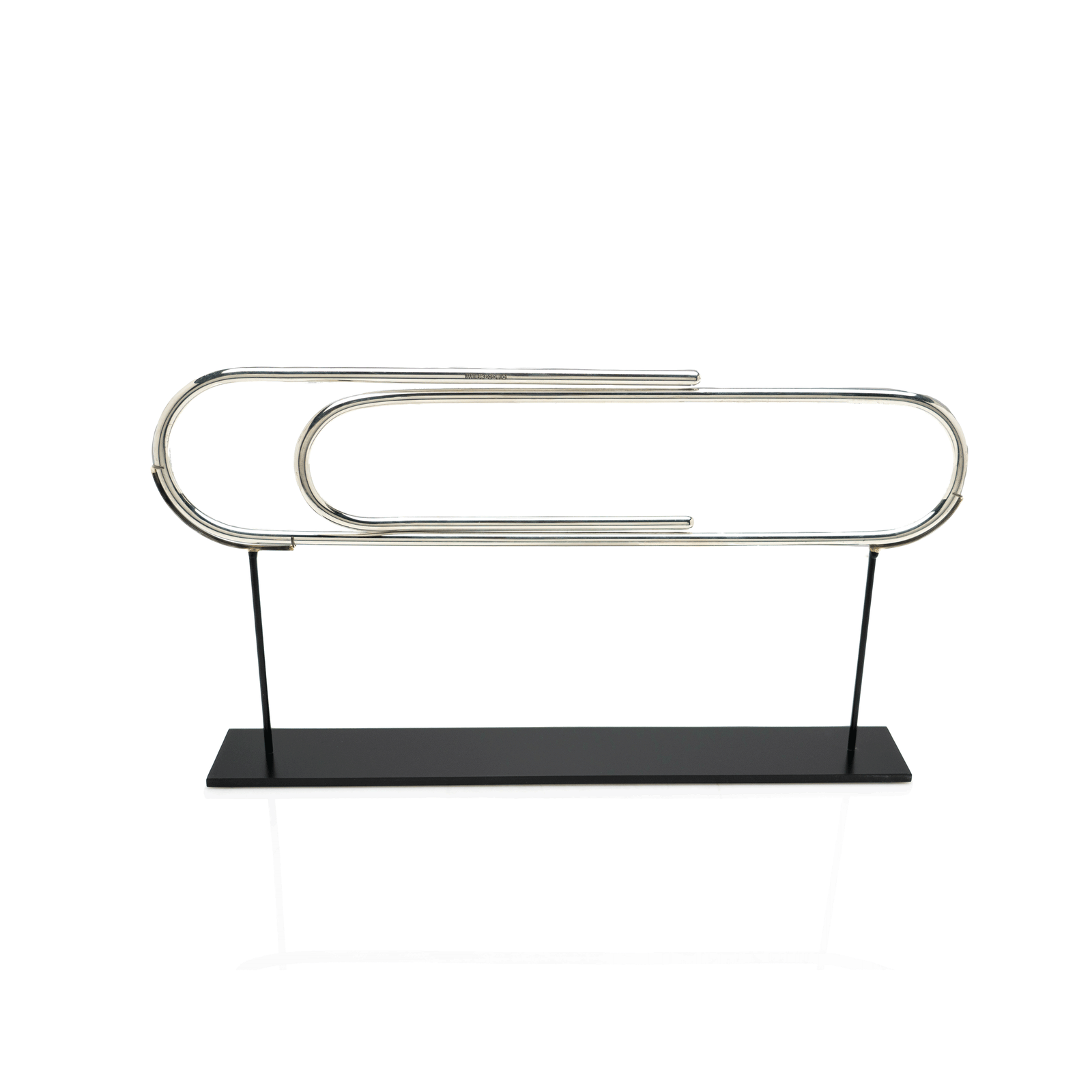 Sterling Giant Paper Clip Mounted