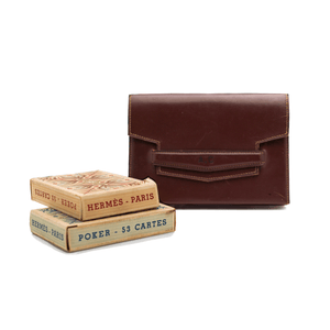 Hermes Leather Playing Card Set