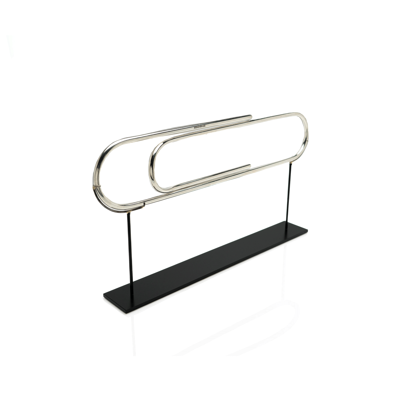 Sterling Giant Paper Clip Mounted