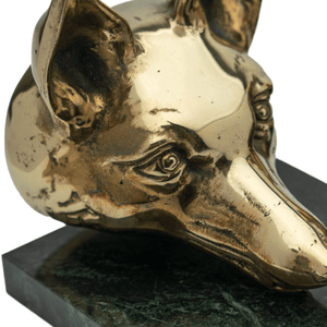 Fox Head Bookends, Italian 1960s