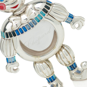 Chopard Perfume Flask Sterling w/ Baugette Semi-Precious Stones