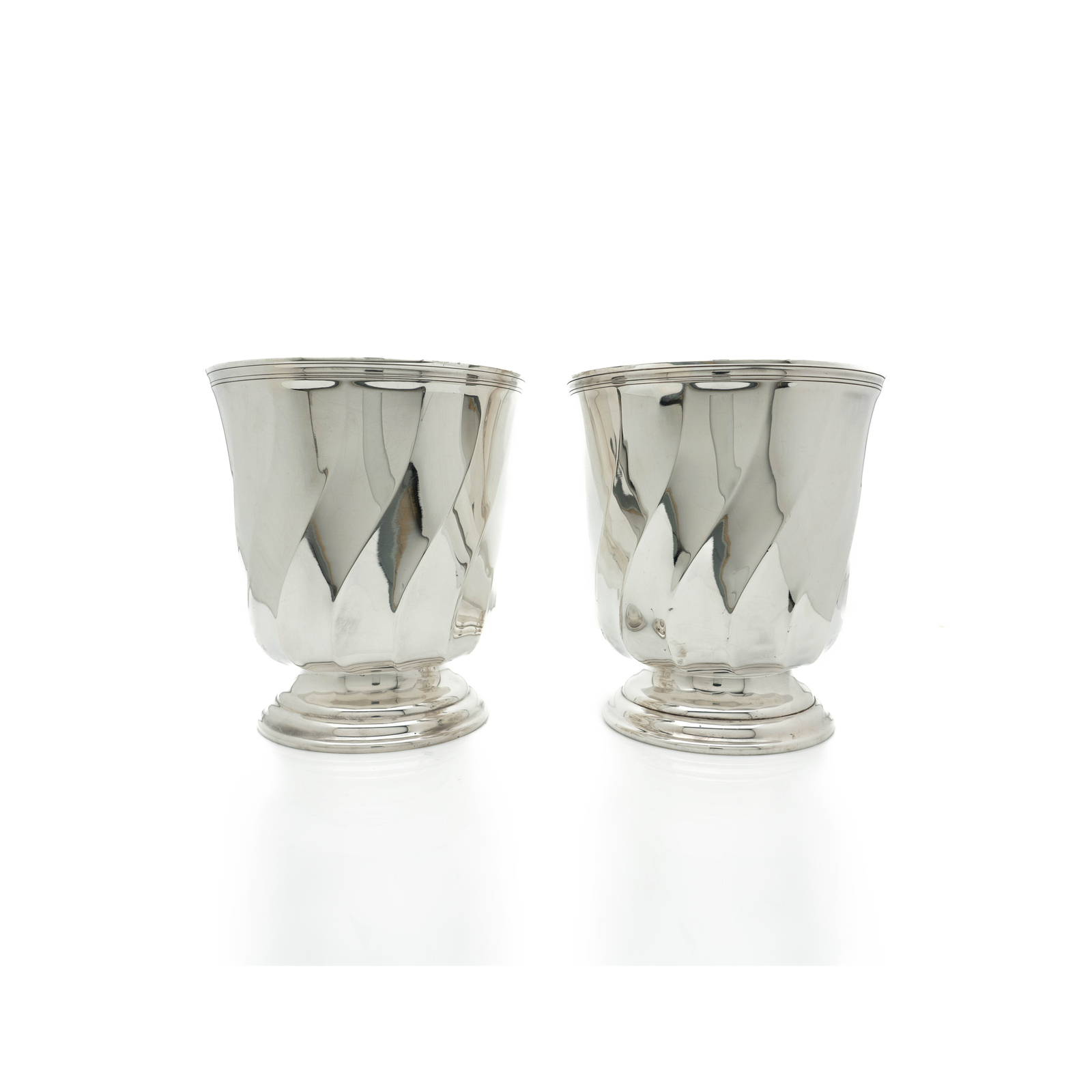 Christofle Ice Buckets, Pair