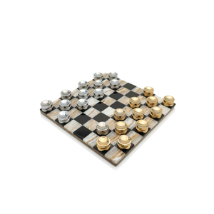 Checker Set, Hardstone Board