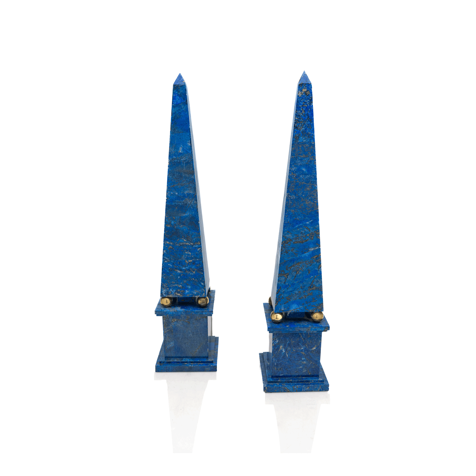 Asprey Obelisks Lapis & Vermeil