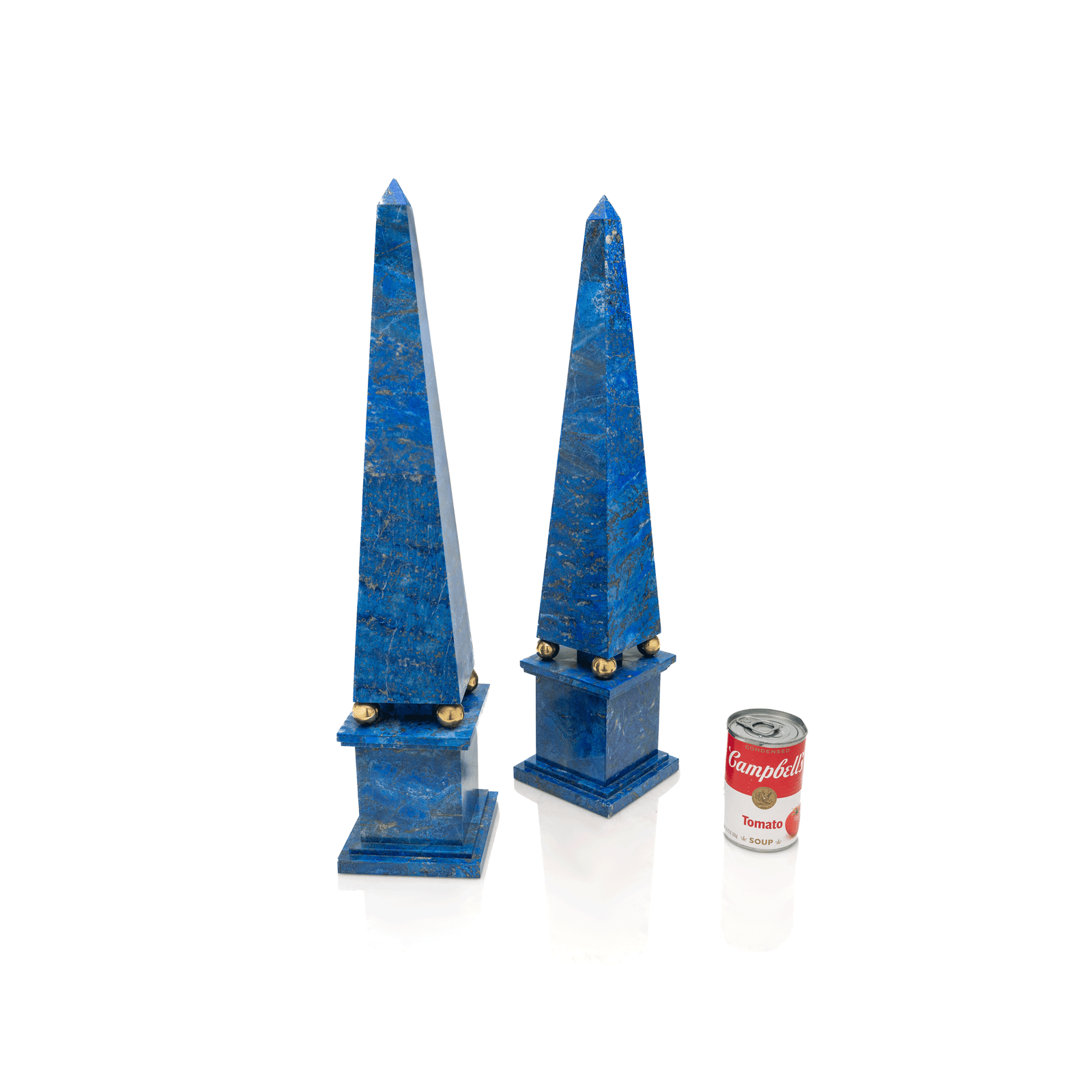 Asprey Obelisks Lapis & Vermeil