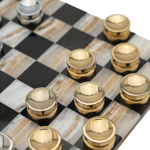 Checker Set, Hardstone Board