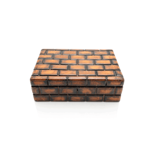 Italian ‘Brick’ Leather Humidor