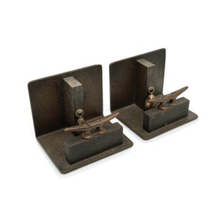 Bronze Nautical Cleat Bookends