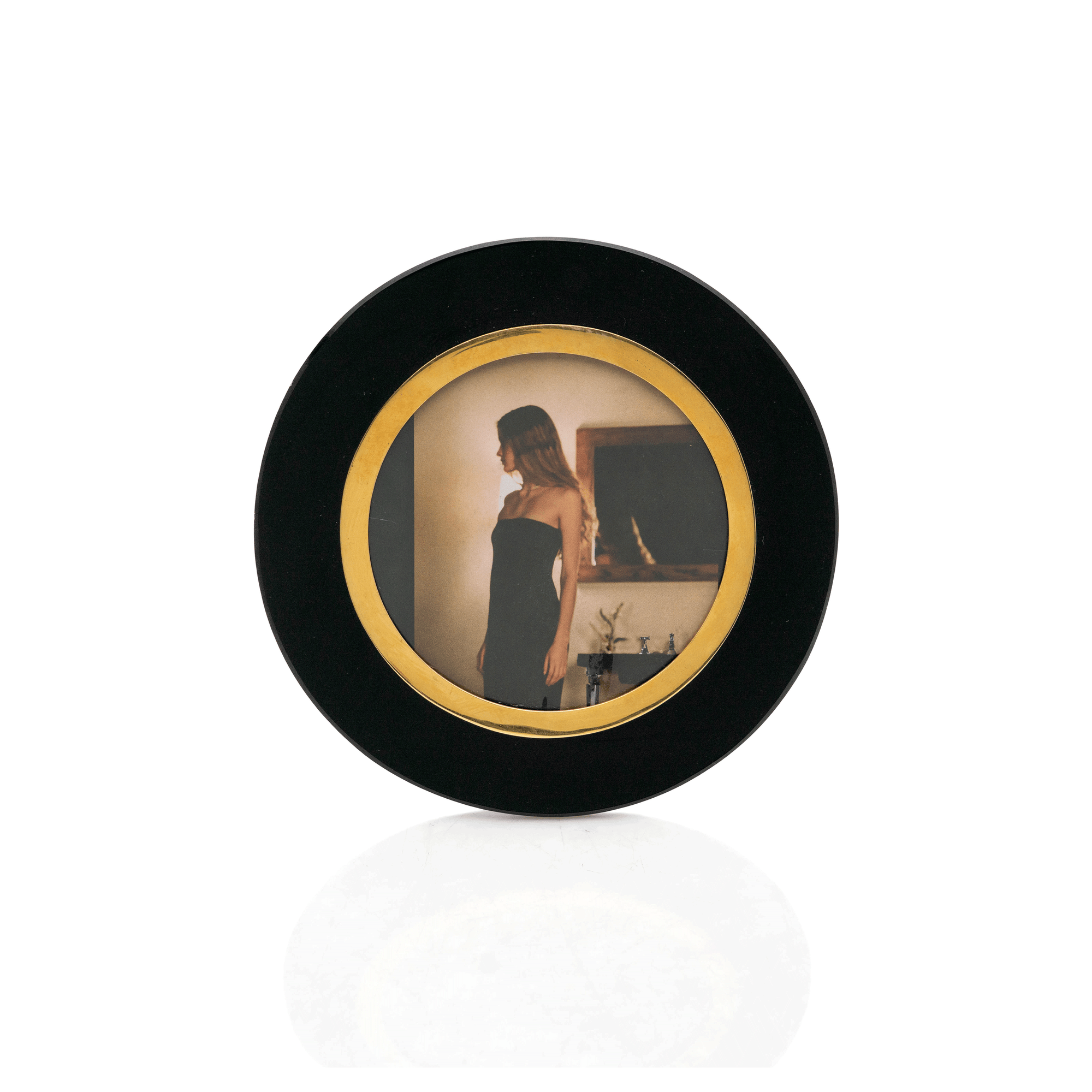 Onyx & Brass Frame