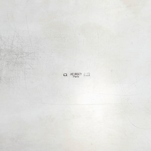 Meurgey Straw & Silver Plate Box