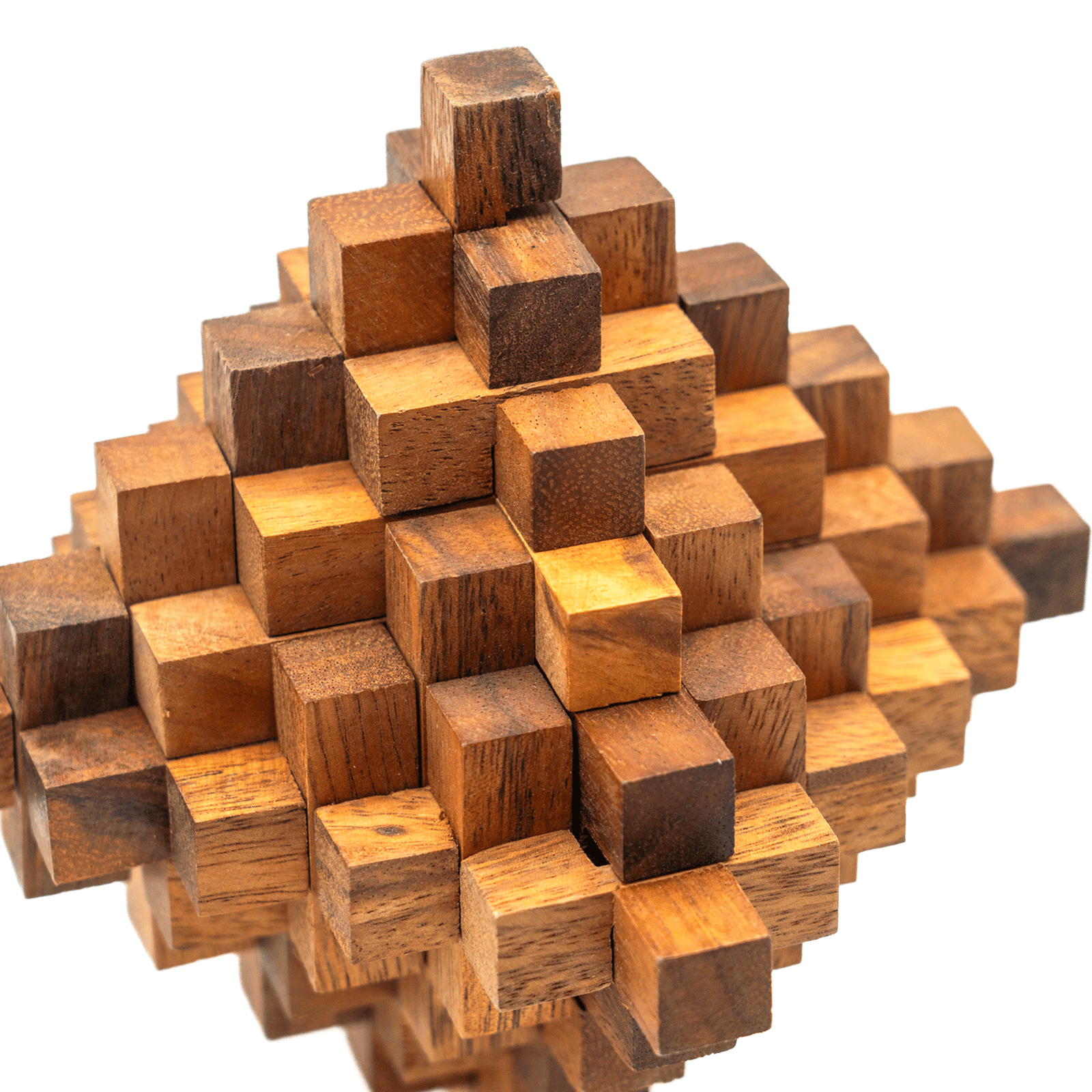 French Wooden Puzzle Sculptures