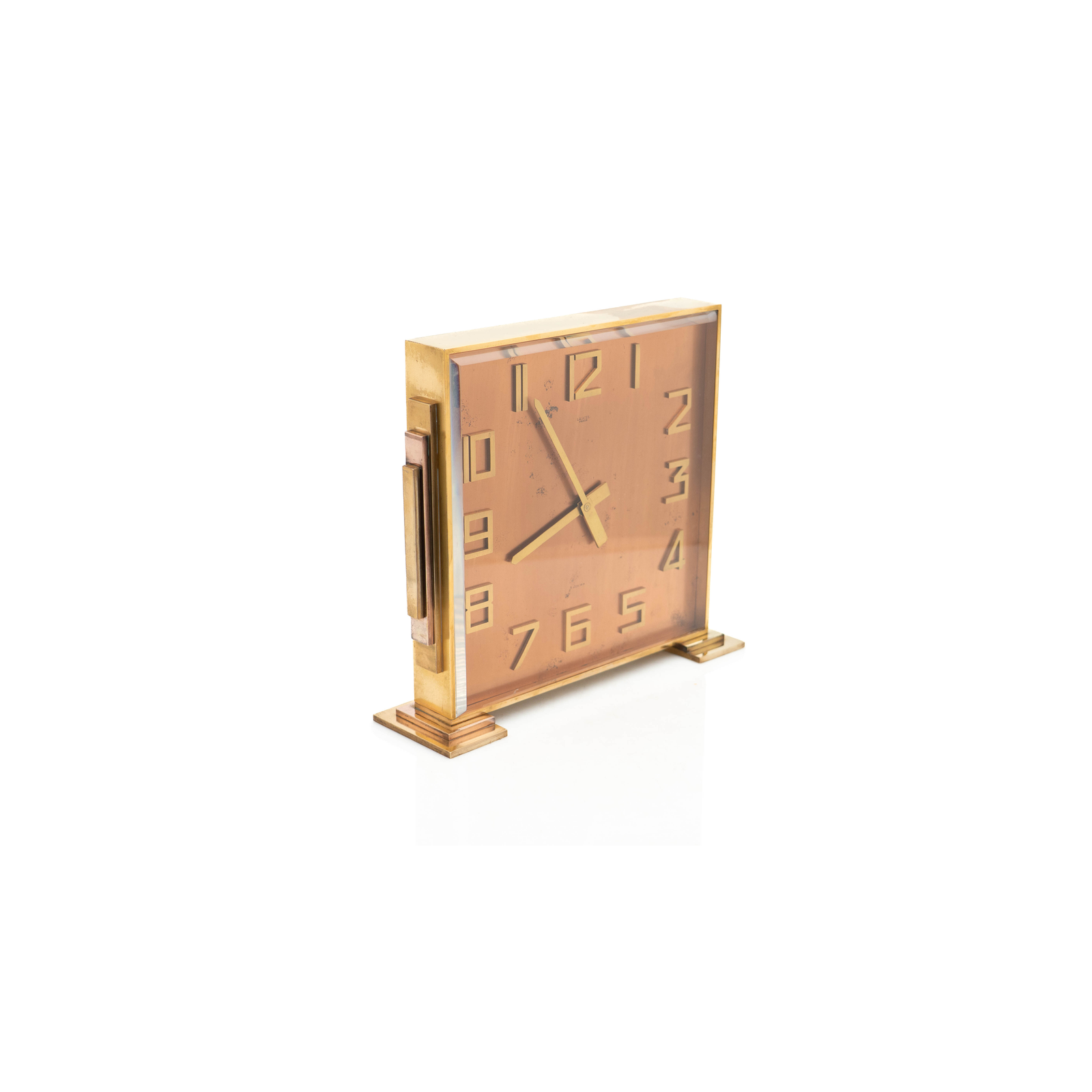 Lancel Bronze Clock, 1950s