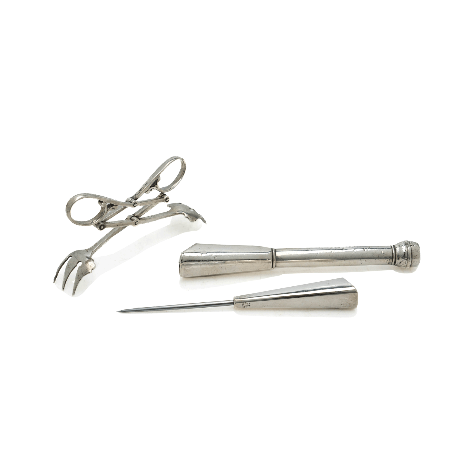 Cartier Sterling Bar Tool Set