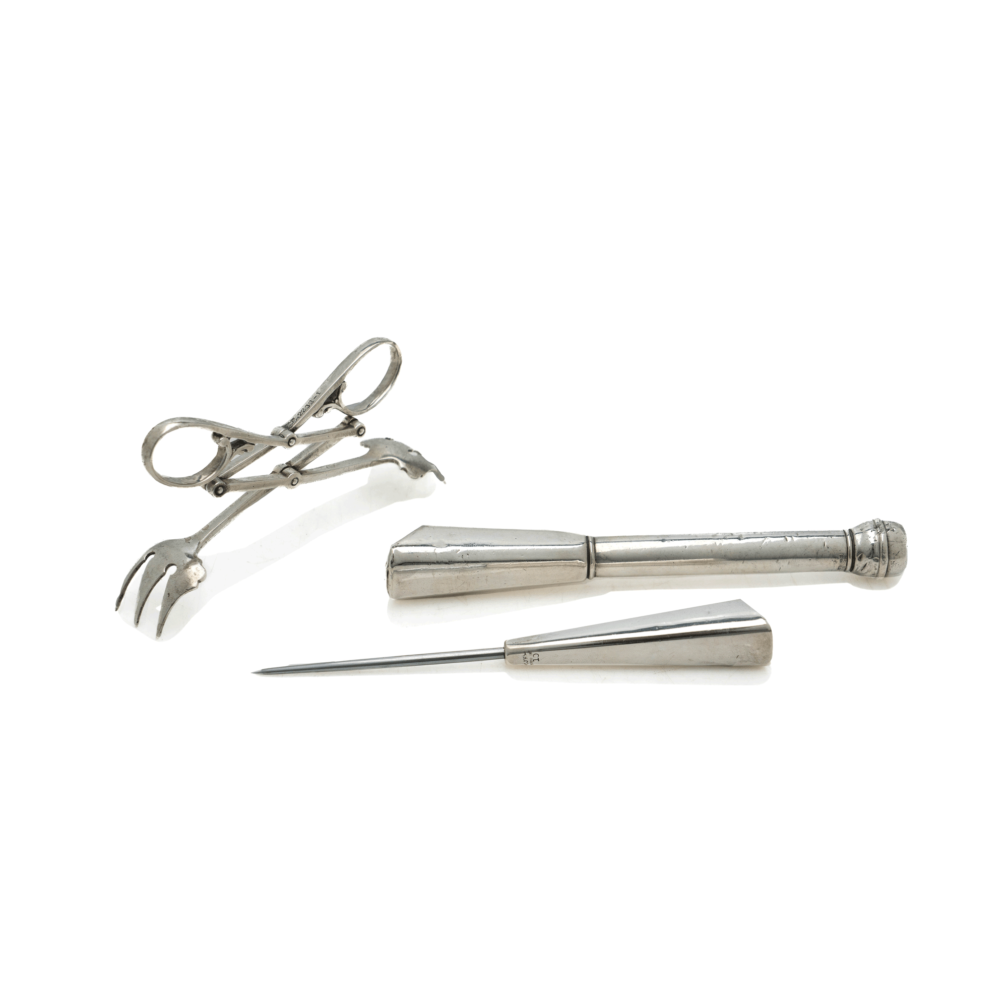 Cartier Sterling Bar Tool Set