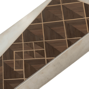 Meurgey Straw & Silver Plate Box