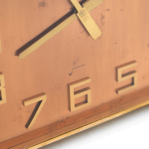 Lancel Bronze Clock, 1950s