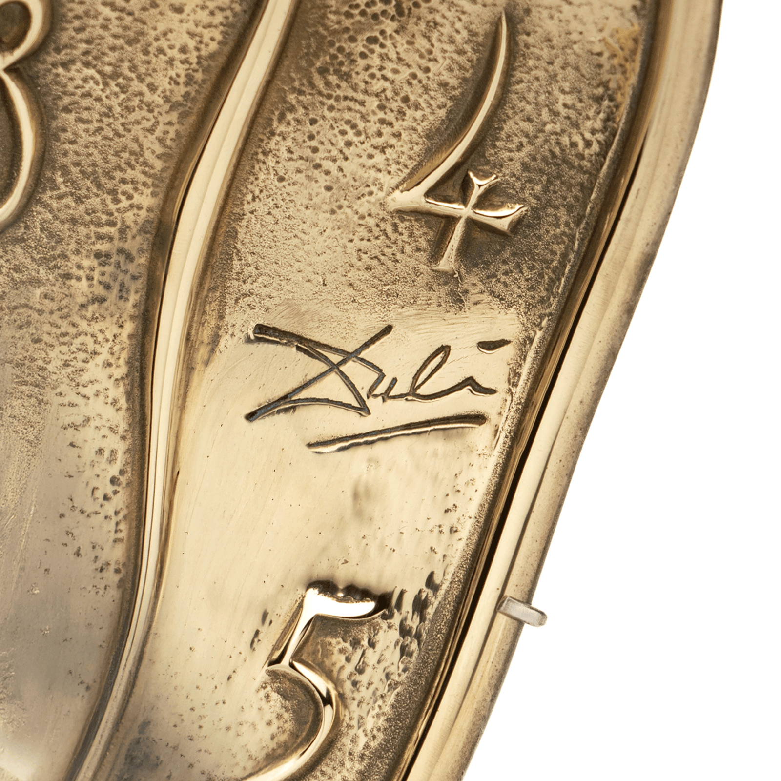 Salvador Dali Bronze Clock Sculpture