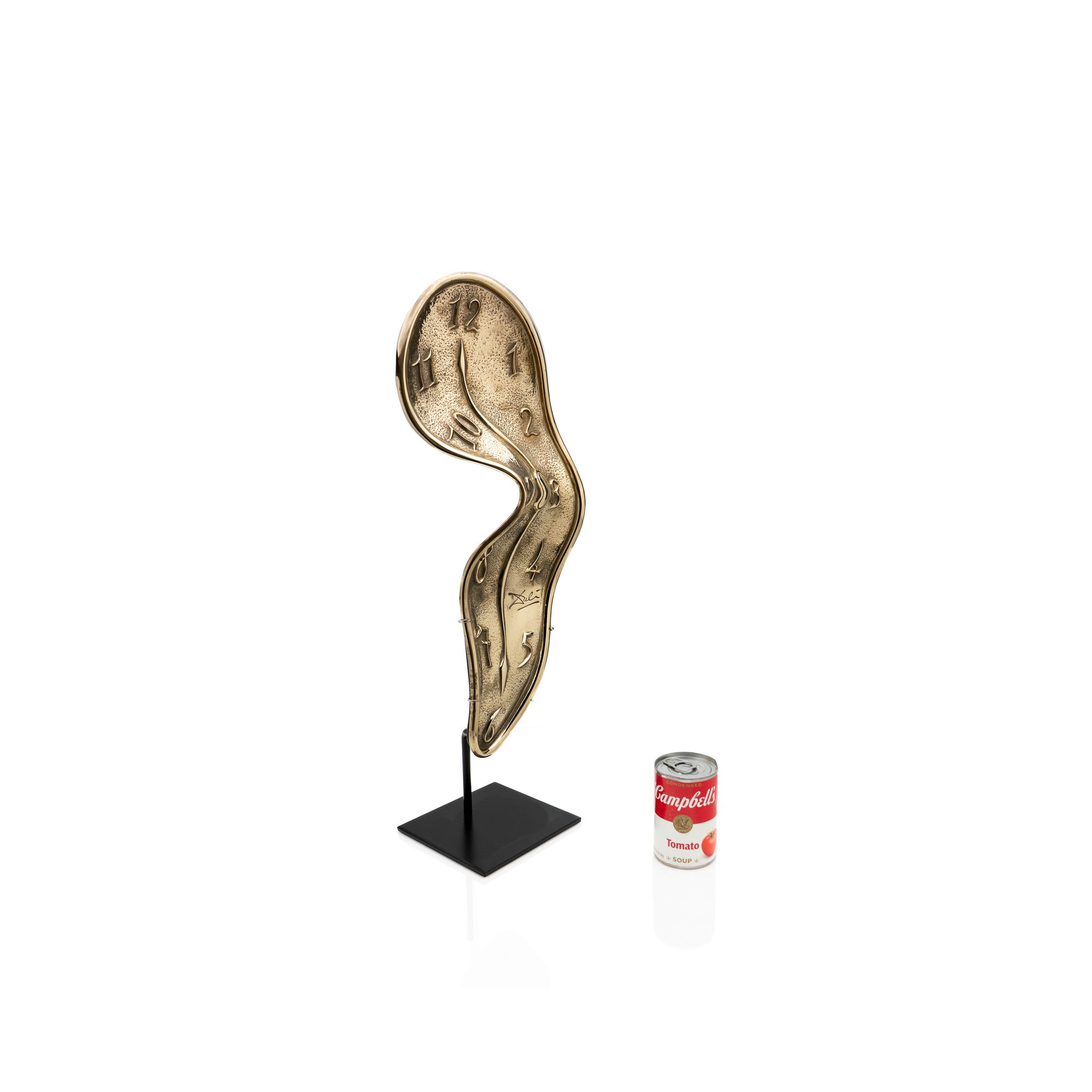 Salvador Dali Bronze Clock Sculpture