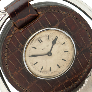 Hermes Alligator Clock, Paul Dupre-Lafon