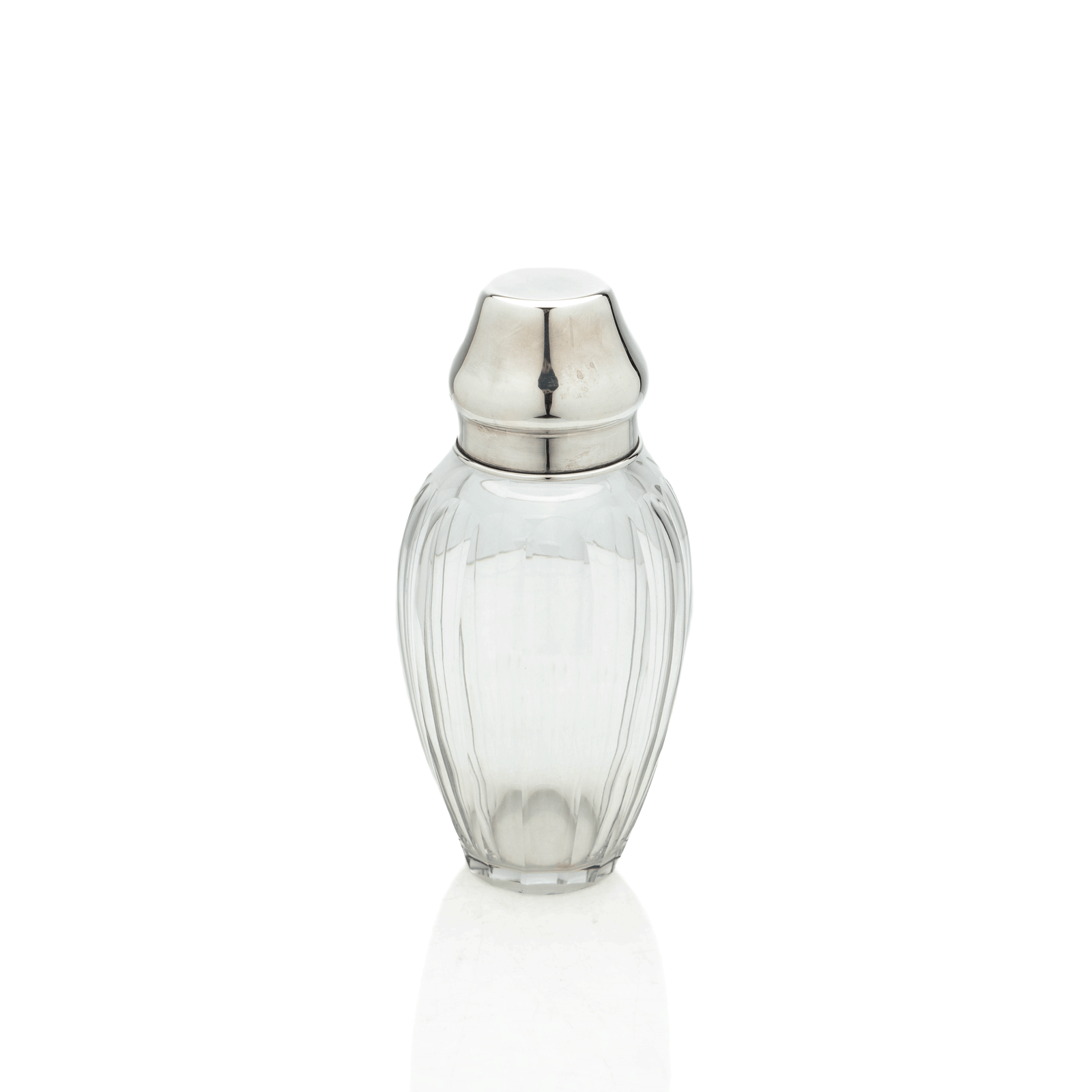 French Sterling & crystal Shaker