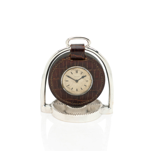 Hermes Alligator Clock, Paul Dupre-Lafon