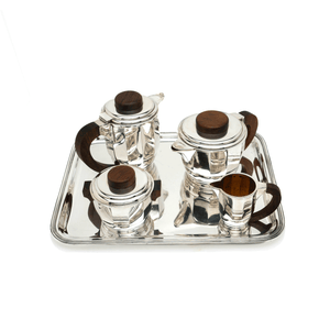 Puiforcat Sterling Tea Set & Tray