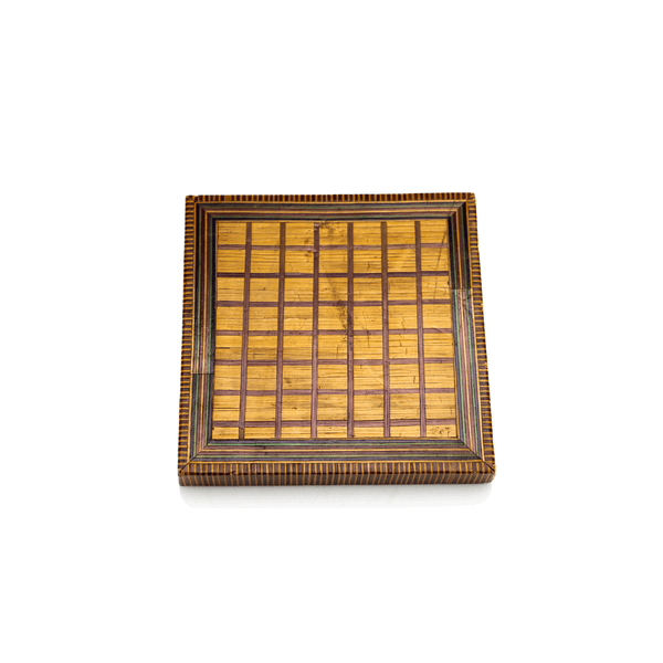 French Marquetry Box, Square - Mantiques Modern