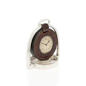 Hermes Alligator Clock, Paul Dupre-Lafon