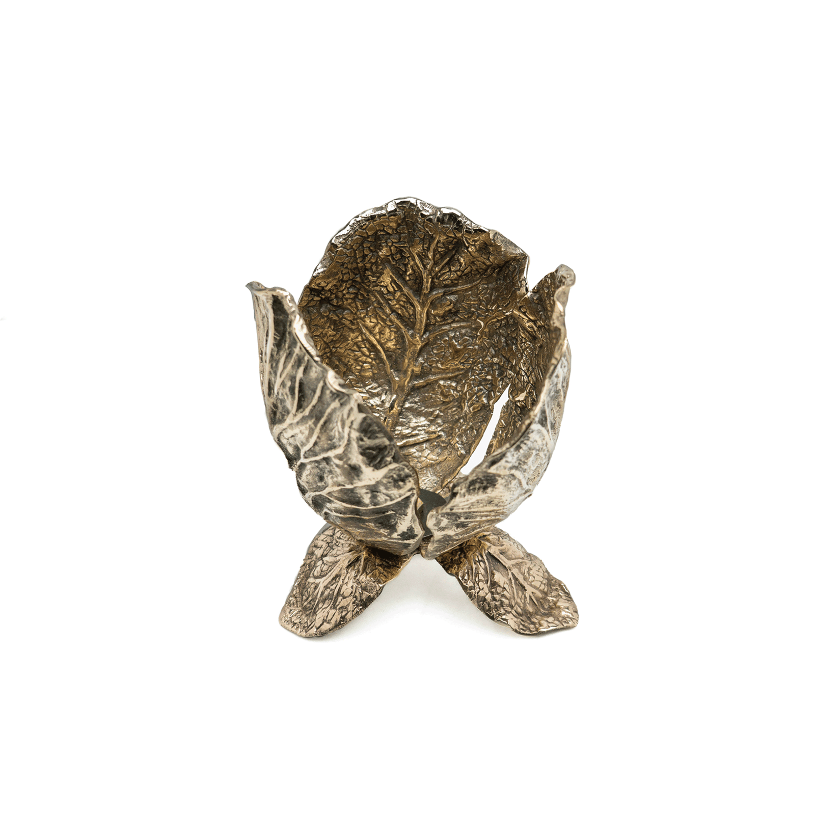 French Bronze Bowl, Leaf