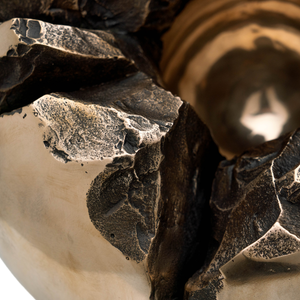 Cracked Bronze Sphere Champagne Caddy, Robert Myers