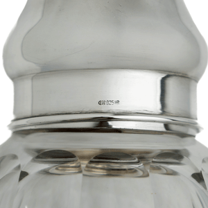 French Sterling & crystal Shaker