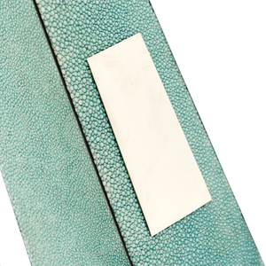 Shagreen & Nickel Obelisks, French
