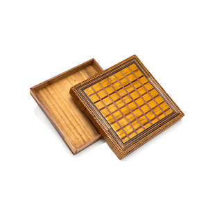 French Marquetry Box, Square