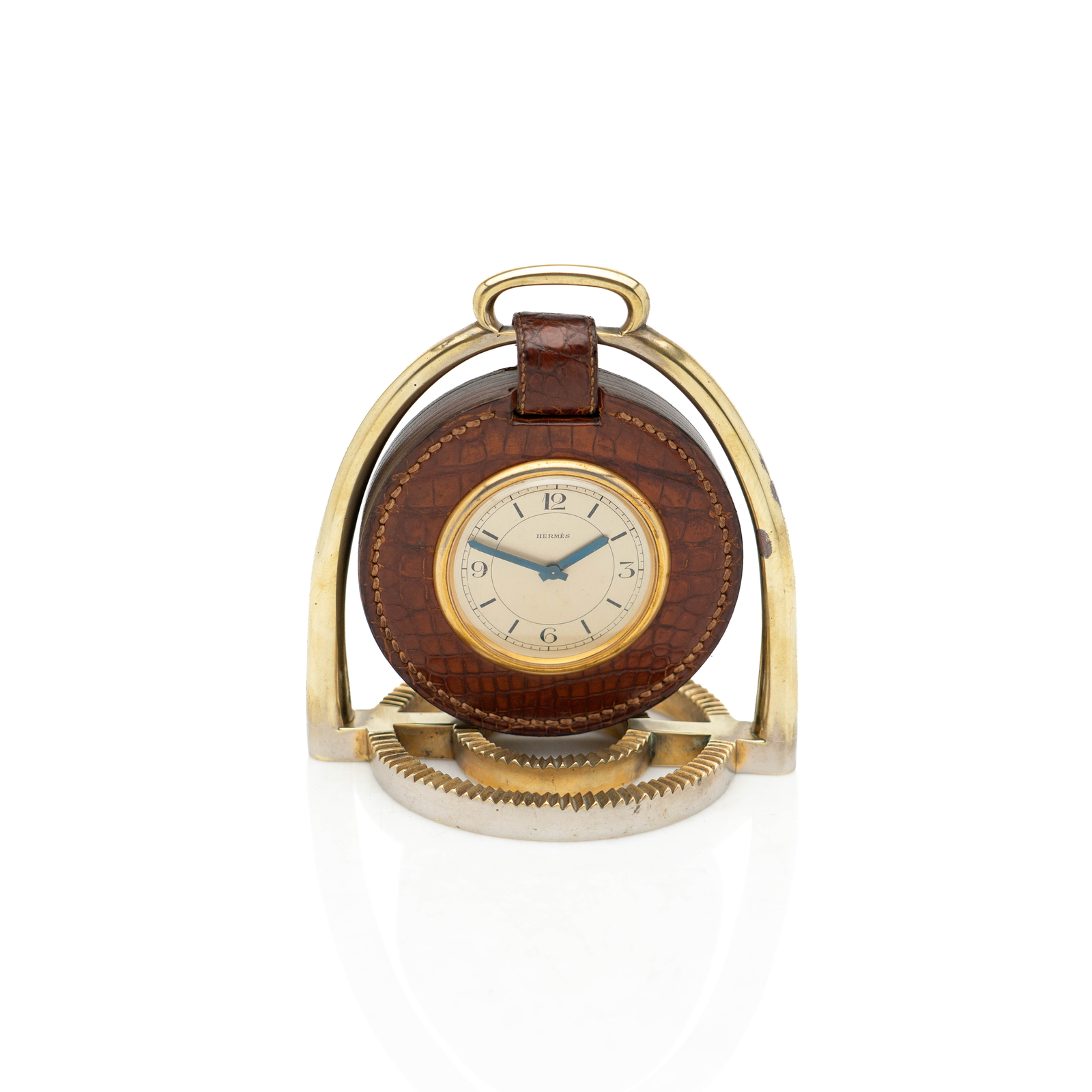 Hermes Alligator Clock, Paul Dupre-Lafon