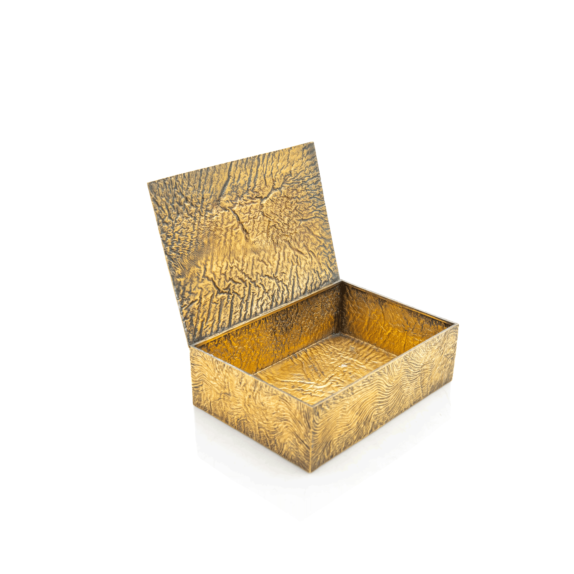 Tiffany & Co Vermeil Box, Reactive Sterling Silver.