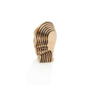 French Bronze Stacked Bust, 1970s
