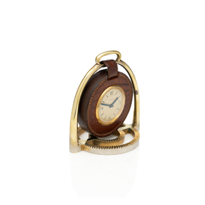 Hermes Alligator Clock, Paul Dupre-Lafon