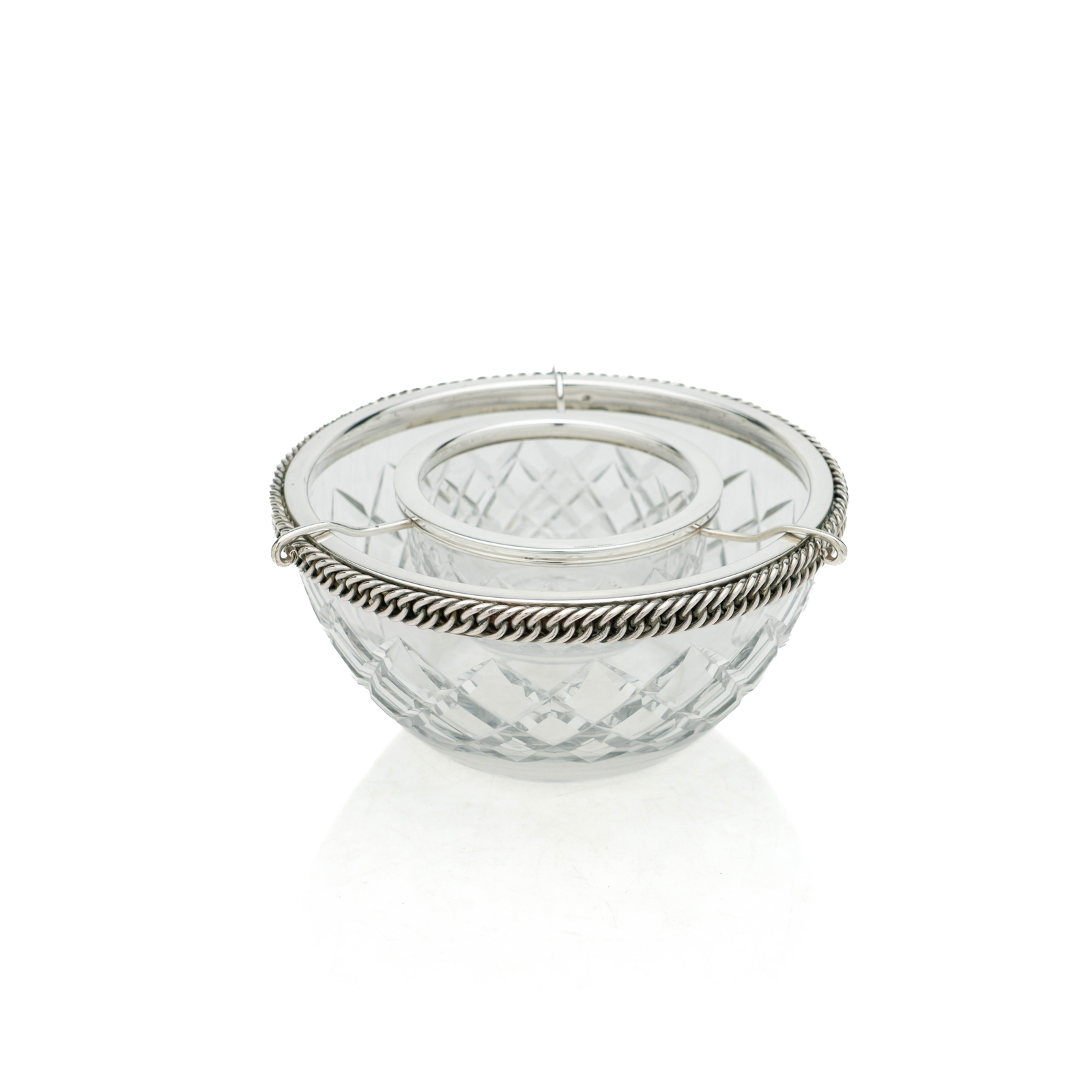 Hermes Sterling Caviar Service