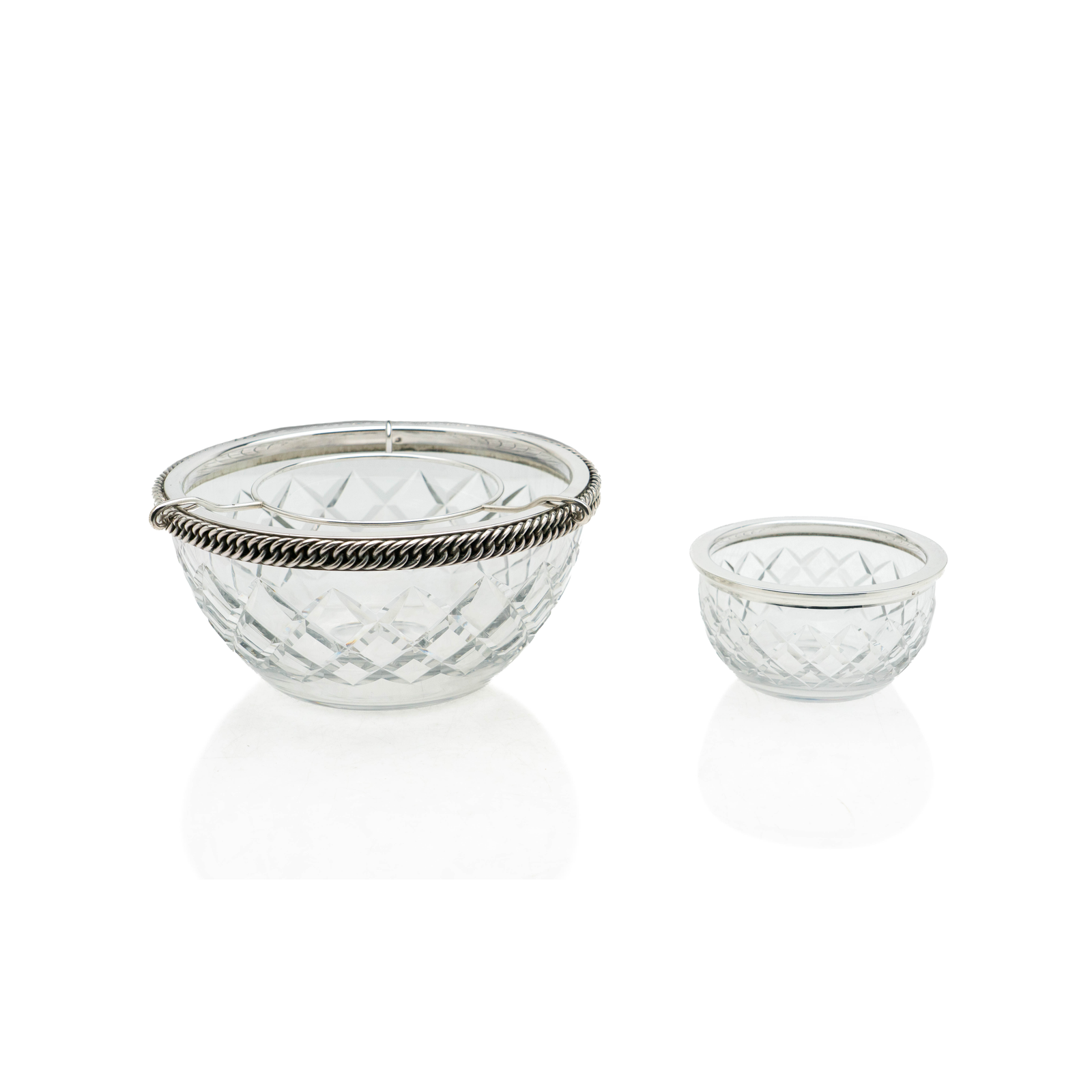 Hermes Sterling Caviar Service