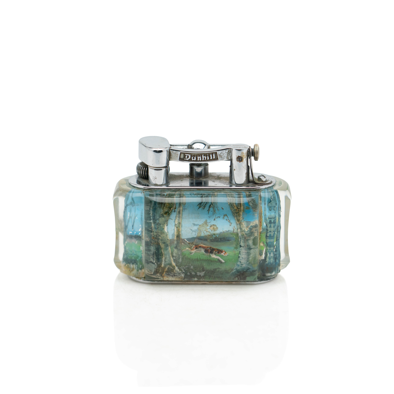 Dunhill Aquarium Lighter, Dog