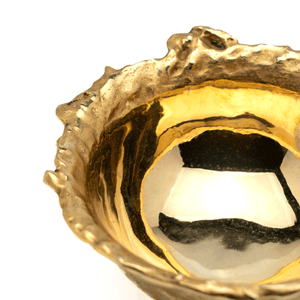 Gabriella Crespi Gilt-Bronze Bowl