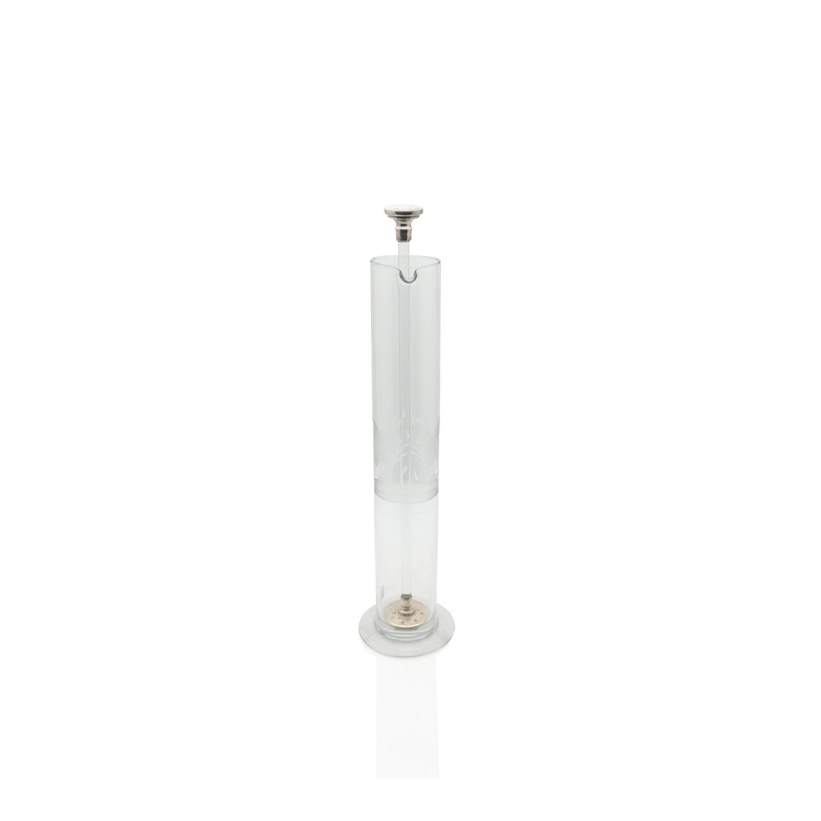 Hawkes Crystal & Sterling Cocktail Mixer