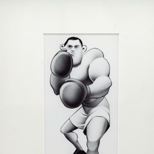 Pen & Ink Drawing, Boxer