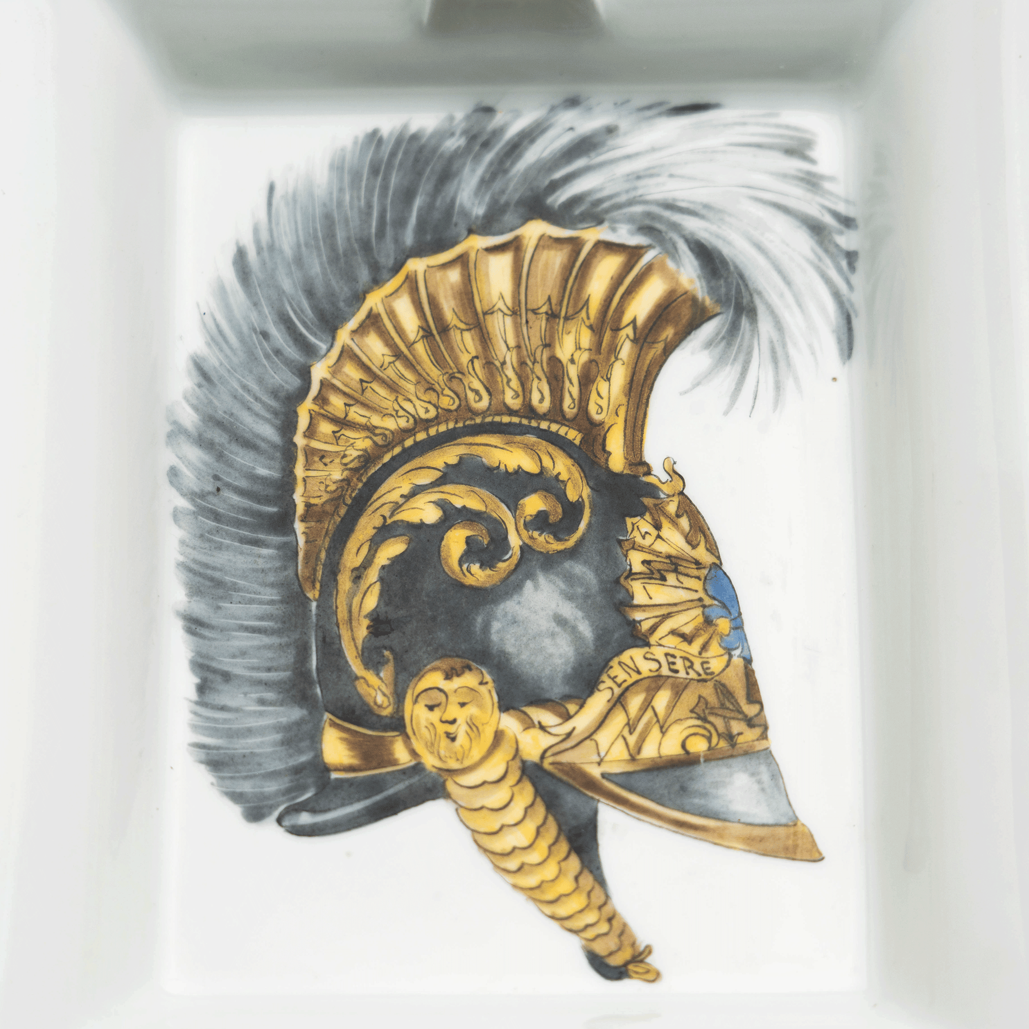 Hermes Ashtray, Helmet