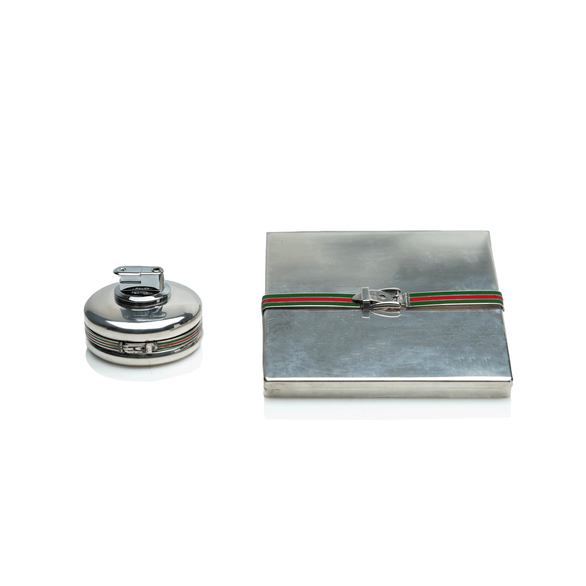 Gucci Sterling Lighter & Box